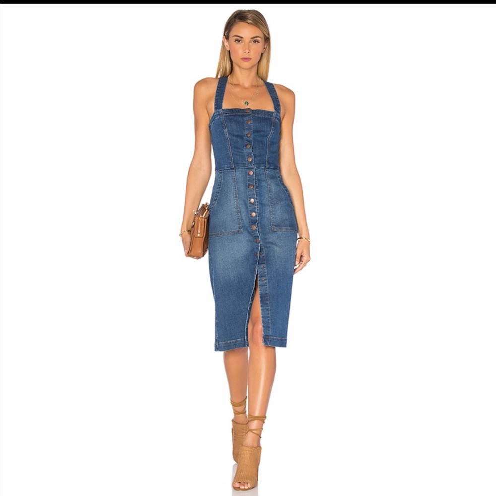 Level 99 denim stretch dress size medium